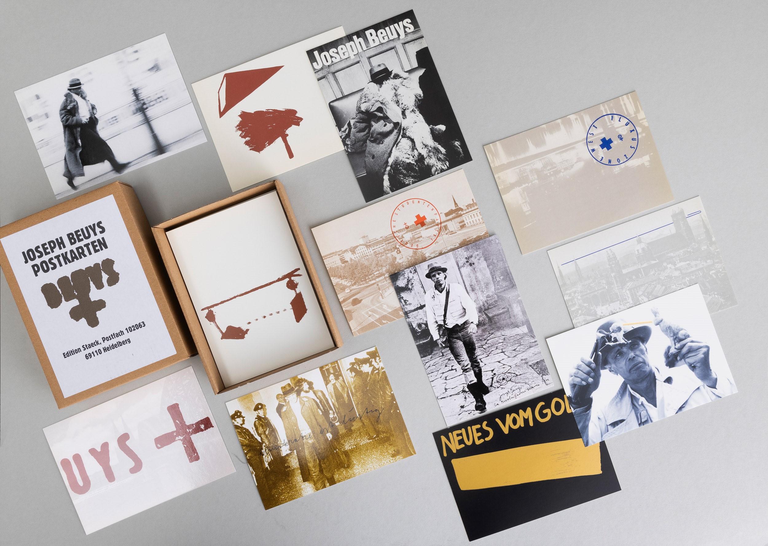 Joseph Beuys - Postkarten - raccolta di cartoline in scatola