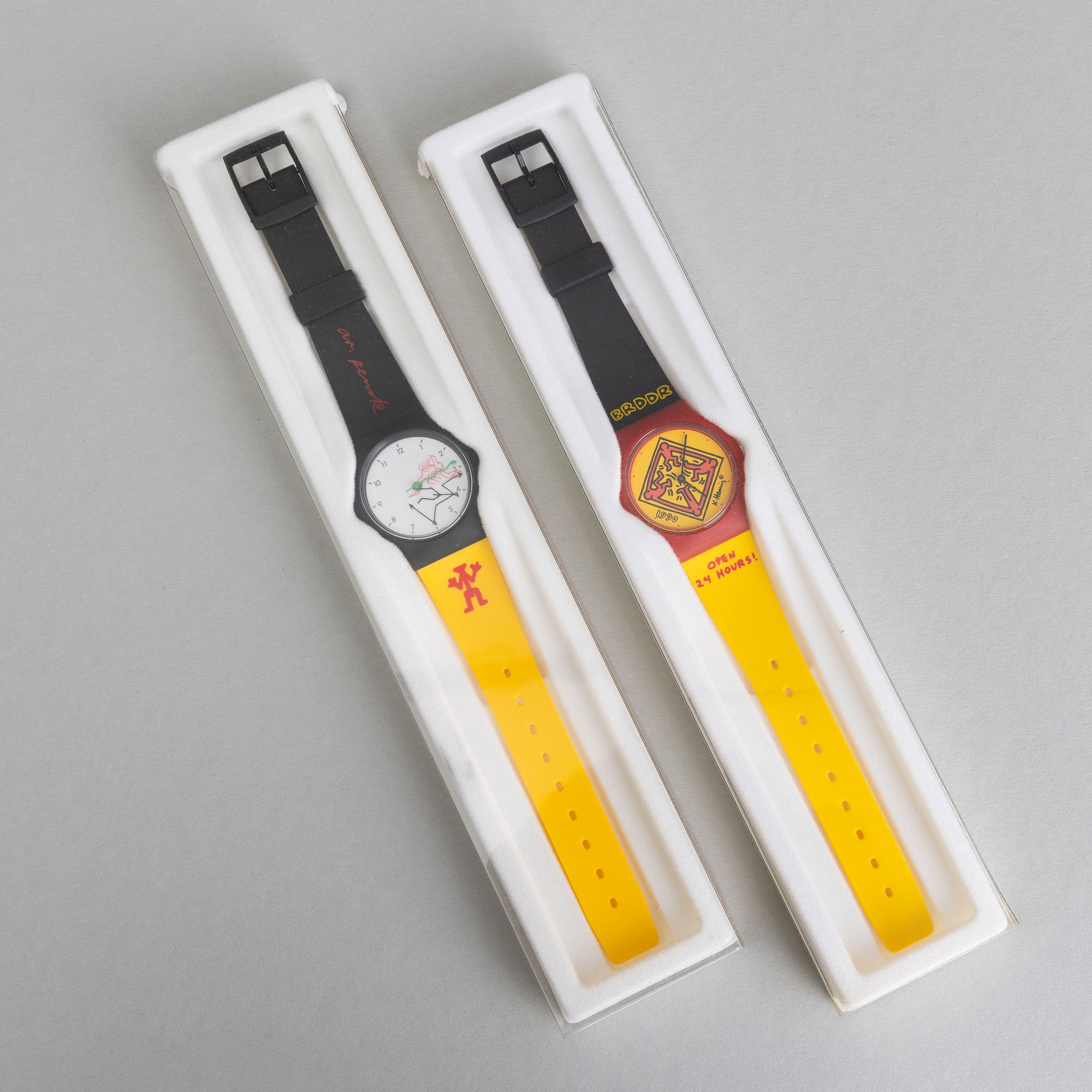 Keith Haring - Orologio entro custodia dedicato alla riunificazione tedesca