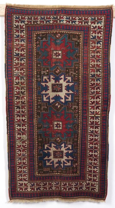 Tappeto Kazak, Caucaso Fine XIX Secolo