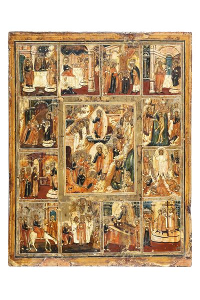 Icona Raffigurante la Resurrezione di Cristo