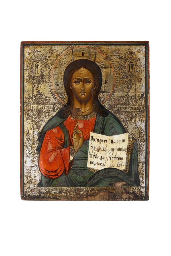 Icona raffigurante Cristo Pantocratore