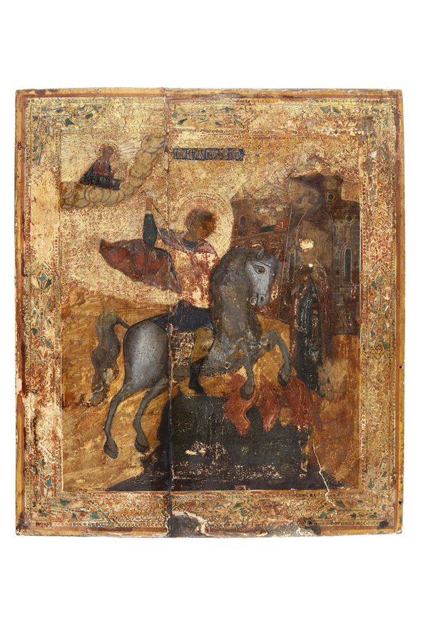 Icona raffigurante il Santo Megalomartire Giorgio il Trionfatore