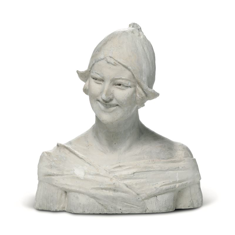 Scuola dell’inizio del XX secolo Donna che ride  - Auction 19th-20th Century Sculpture - Cambi Casa d'Aste