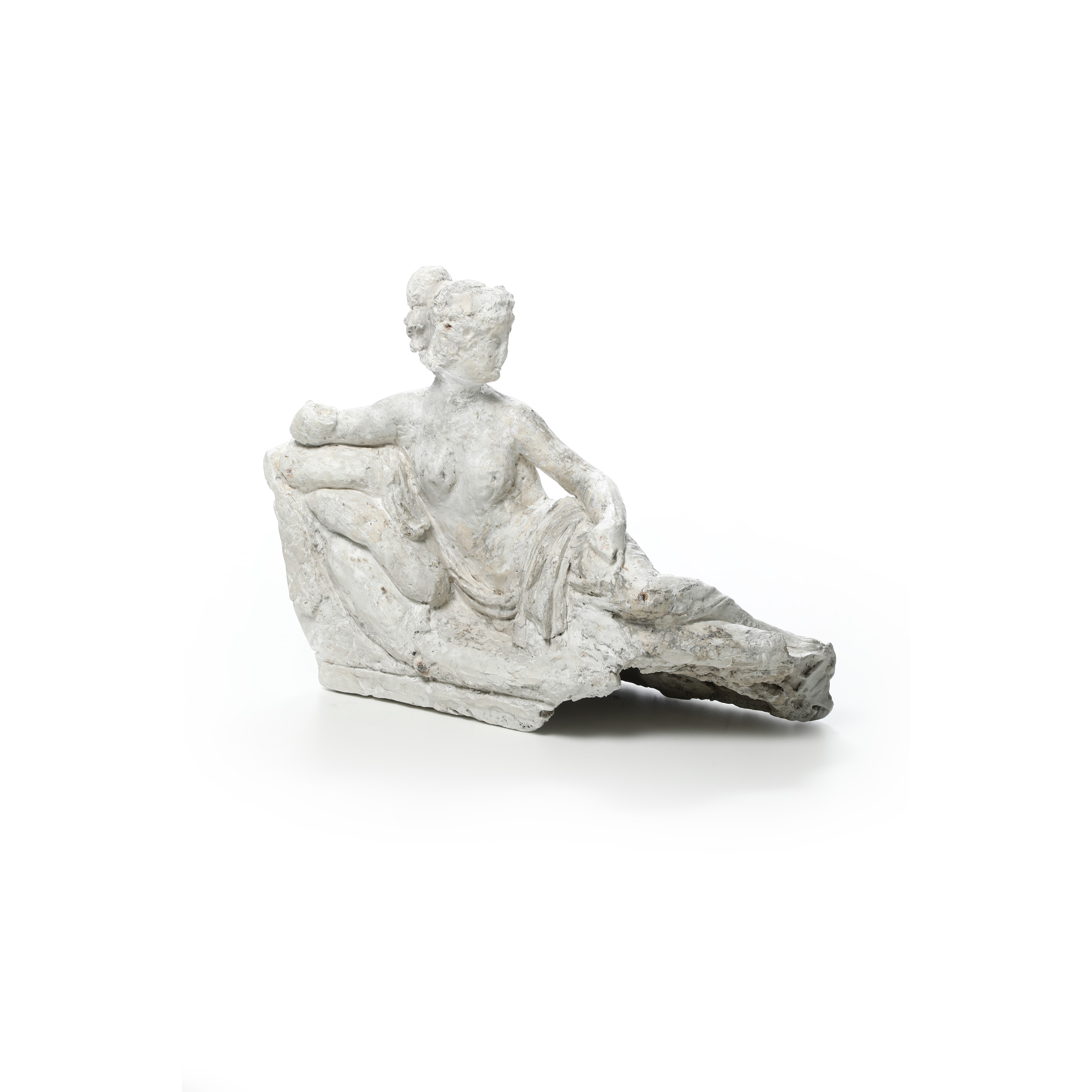 Scuola del XIX-XX secolo, Paolina Borghese da Canova, scultura in gesso