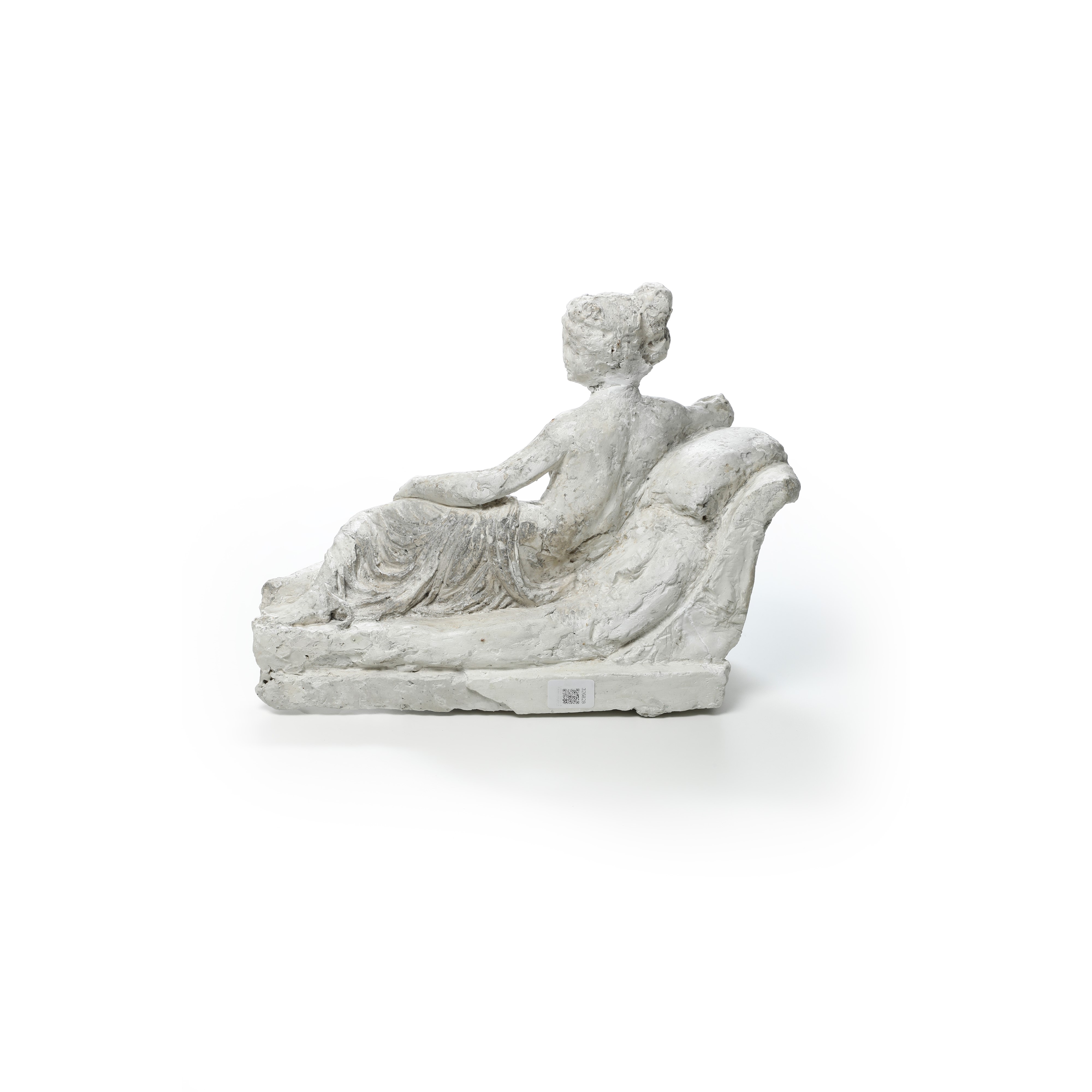 Scuola del XIX-XX secolo, Paolina Borghese da Canova, scultura in gesso