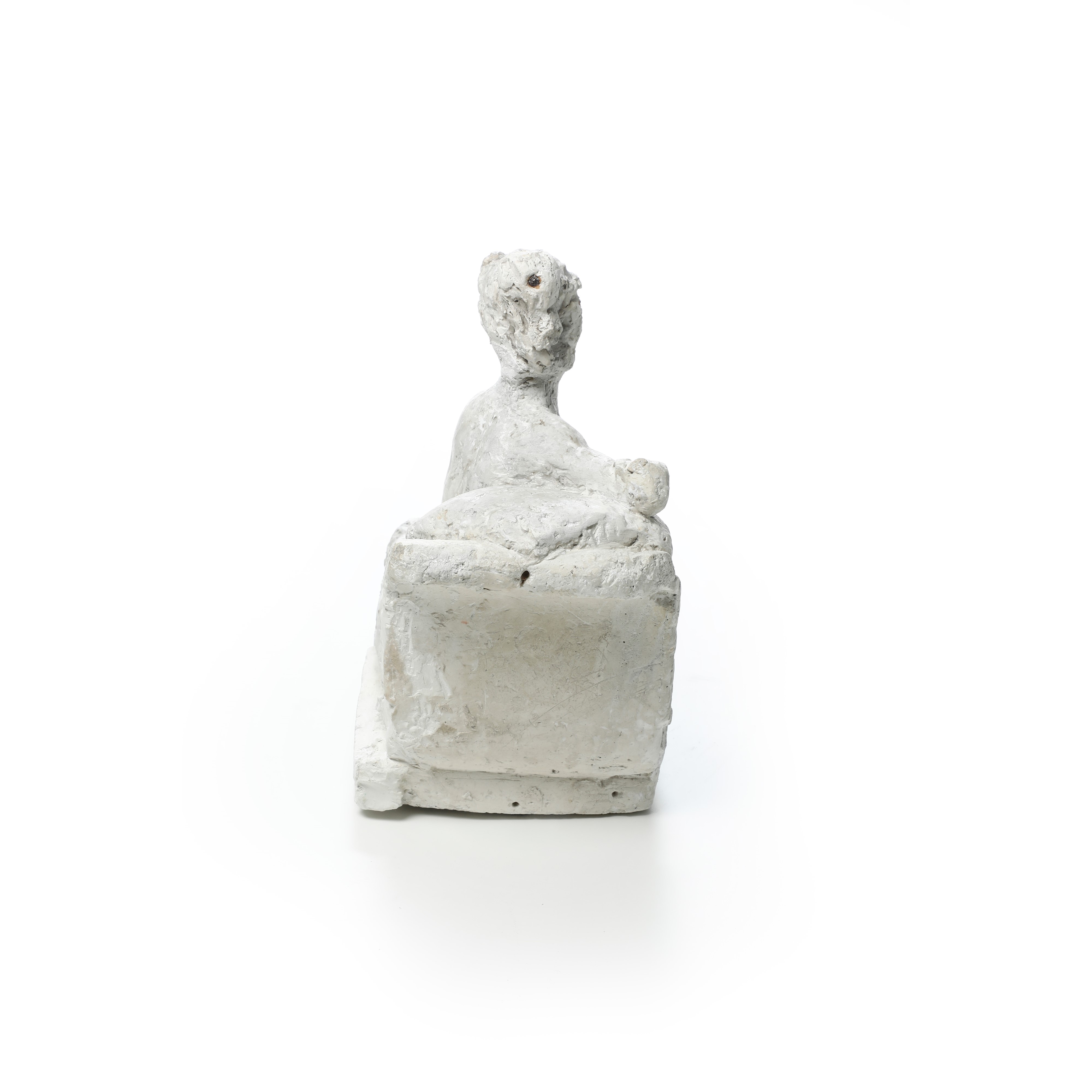 Scuola del XIX-XX secolo, Paolina Borghese da Canova, scultura in gesso