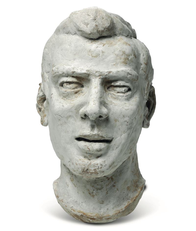 Scuola del XX secolo Testa maschile  - Auction 19th-20th Century Sculpture - Cambi Casa d'Aste