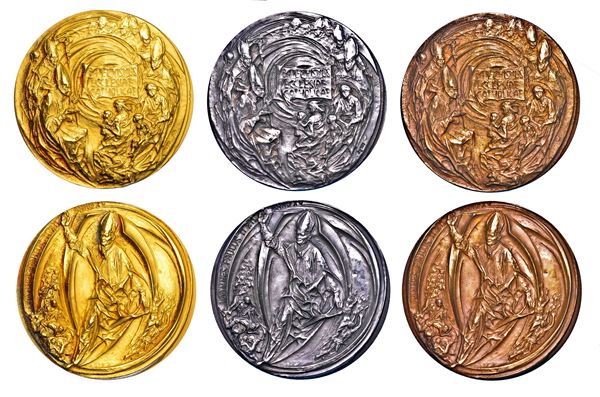 VATICANO. GIOVANNI PAOLO II, 1978-2005. Lotto di tre medaglie.