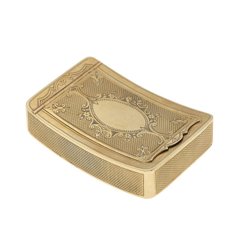 Tabacchiera incisa  - Asta Fine Jewellery - Cambi Casa d'Aste