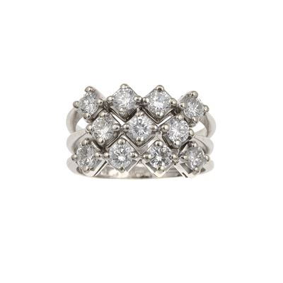 Anello con Diamanti Taglio Brillante per Ct 1.65 Circa