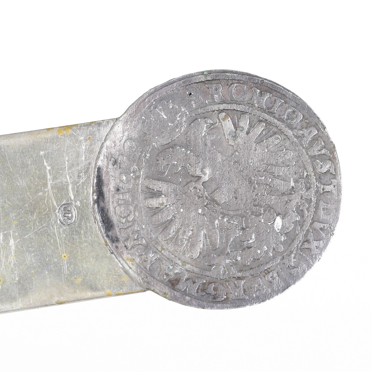 Lotto Composto da Coppia di Salierine e Varie Posate in Argento. XX Secolo