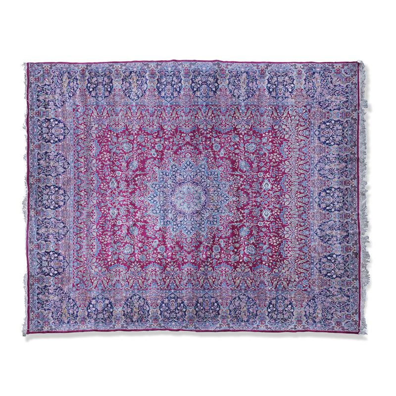 Tappeto Kirman, Persia prima metà XX secolo  - Auction Antique carpets from the collection of Manlio and Raoul Cabib - Cambi Casa d'Aste