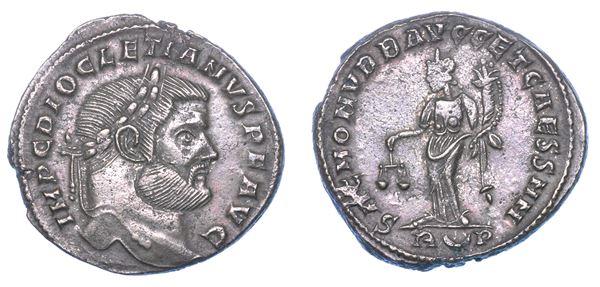 DIOCLEZIANO, 284-305. Follis. Roma.