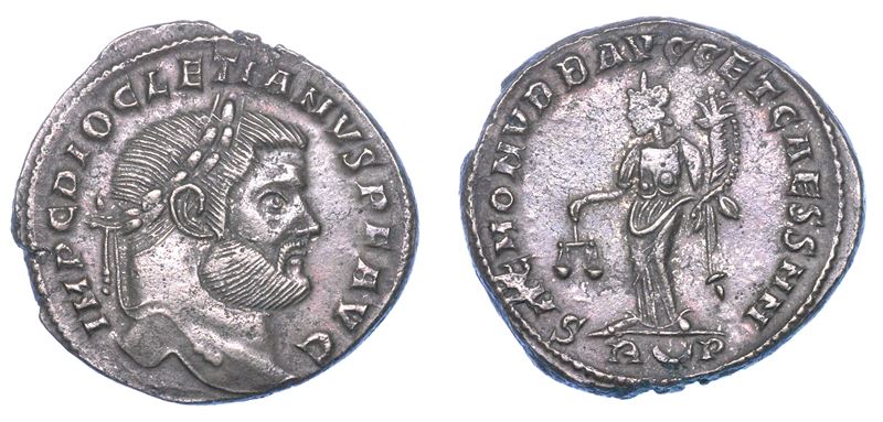 DIOCLEZIANO, 284-305. Follis. Roma.  - Asta Numismatica - I - Cambi Casa d'Aste