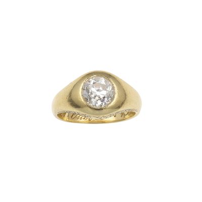 Anello con Diamante di Vecchio Taglio per Ct 2.00 Circa