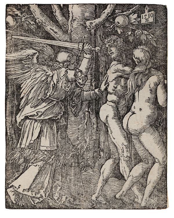 Dürer Albrecht (1471-1528) Cacciata dal Pardiso terrestre, 1510