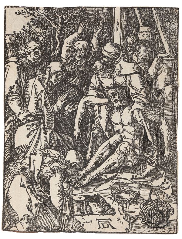 Dürer Albrecht (1471-1528) Lamentazione o Compianto sul Cristo morto, 1509-1510