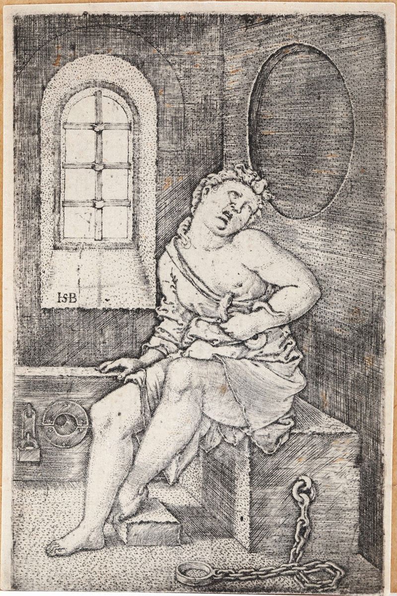 Beham, Hans Sebald (1500-1550) Cleopatra  - Auction Antique and Modern Prints - Cambi Casa d'Aste