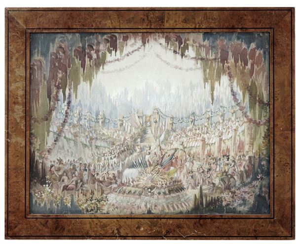 Scenografia riferibile al Ballo Excelsior