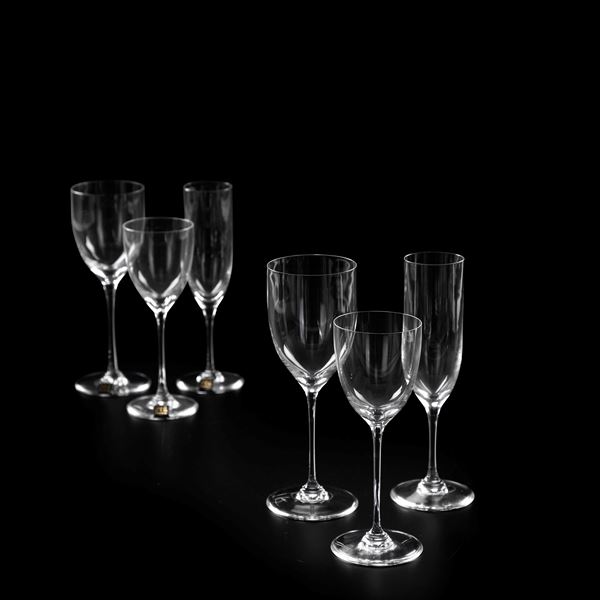 Servizio di caliciFrancia, Manifattura Saint Louis, XX secolo 