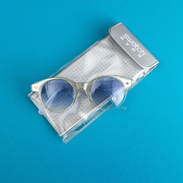 Swatch - Occhiali Swatch, Keep Cool SW711010, set completo di montatura mascherina e busta NOS