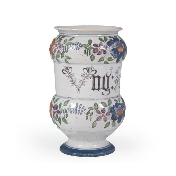 Albarello. Veneto, probabilmente Nove, XIX secolo.