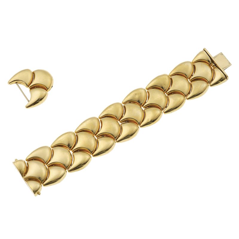 Gold bracelet  - Auction Fine Jewellery - Cambi Casa d'Aste