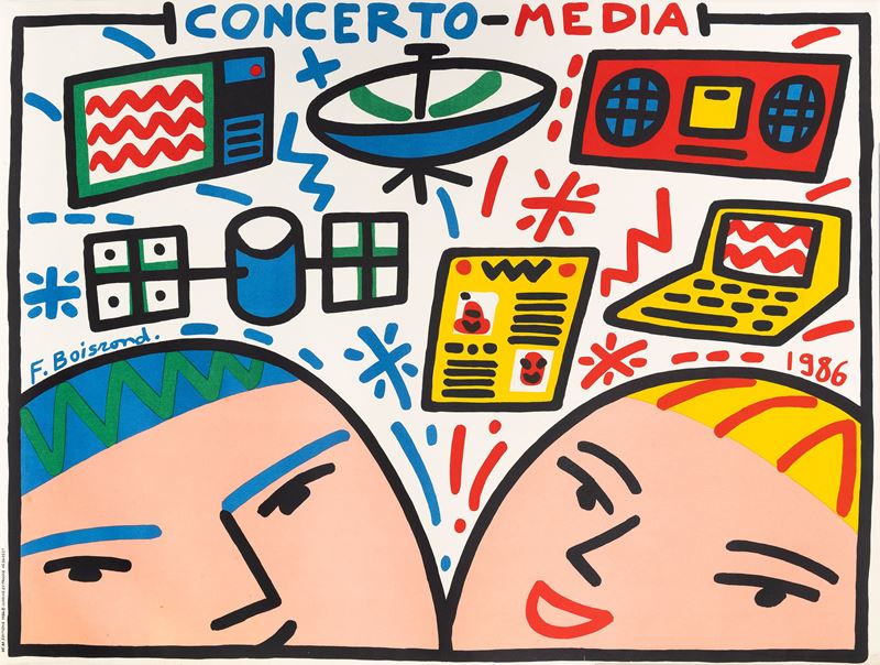 Francois Boisrond : Concerto - Media  - Asta Manifesti e Collectible - Cambi Casa d'Aste