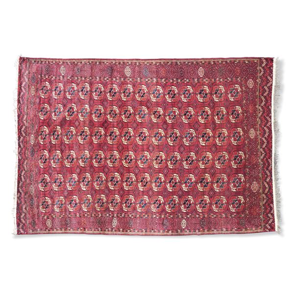 Tappeto Yomut, Turkestan occidentale fine XIX Inizio XX secolo