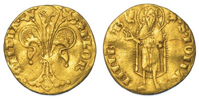 Firenze. Repubblica, 1189-1532. Fiorino Stretto (1332 i Semestre - 1348 II Semestre).