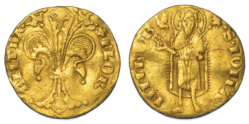 FIRENZE. REPUBBLICA, 1189-1532. Fiorino stretto (1332 I semestre - 1348 II semestre).  - Auction Numismatics - I - Cambi Casa d'Aste