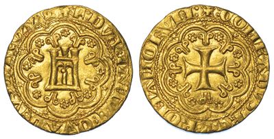Genova. Simon Boccanegra Doge I, 1339-1344. Genovino (i Tipo).