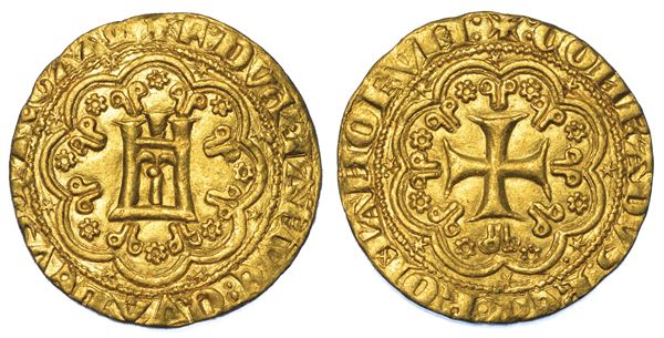 GENOVA. SIMON BOCCANEGRA DOGE I, 1339-1344. Genovino (I tipo).