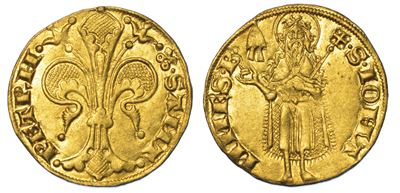 Stato Pontificio. Urbano V, 1362-1370. Fiorino. Avignone.