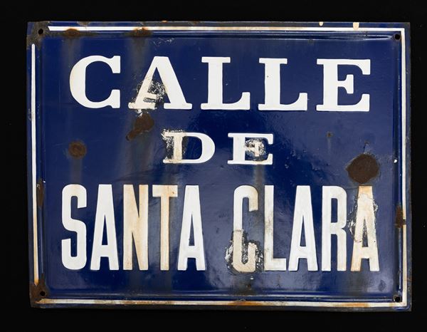 “Calle de San Agustin”, “Calle de San José”, “Calle de Santa Clara”