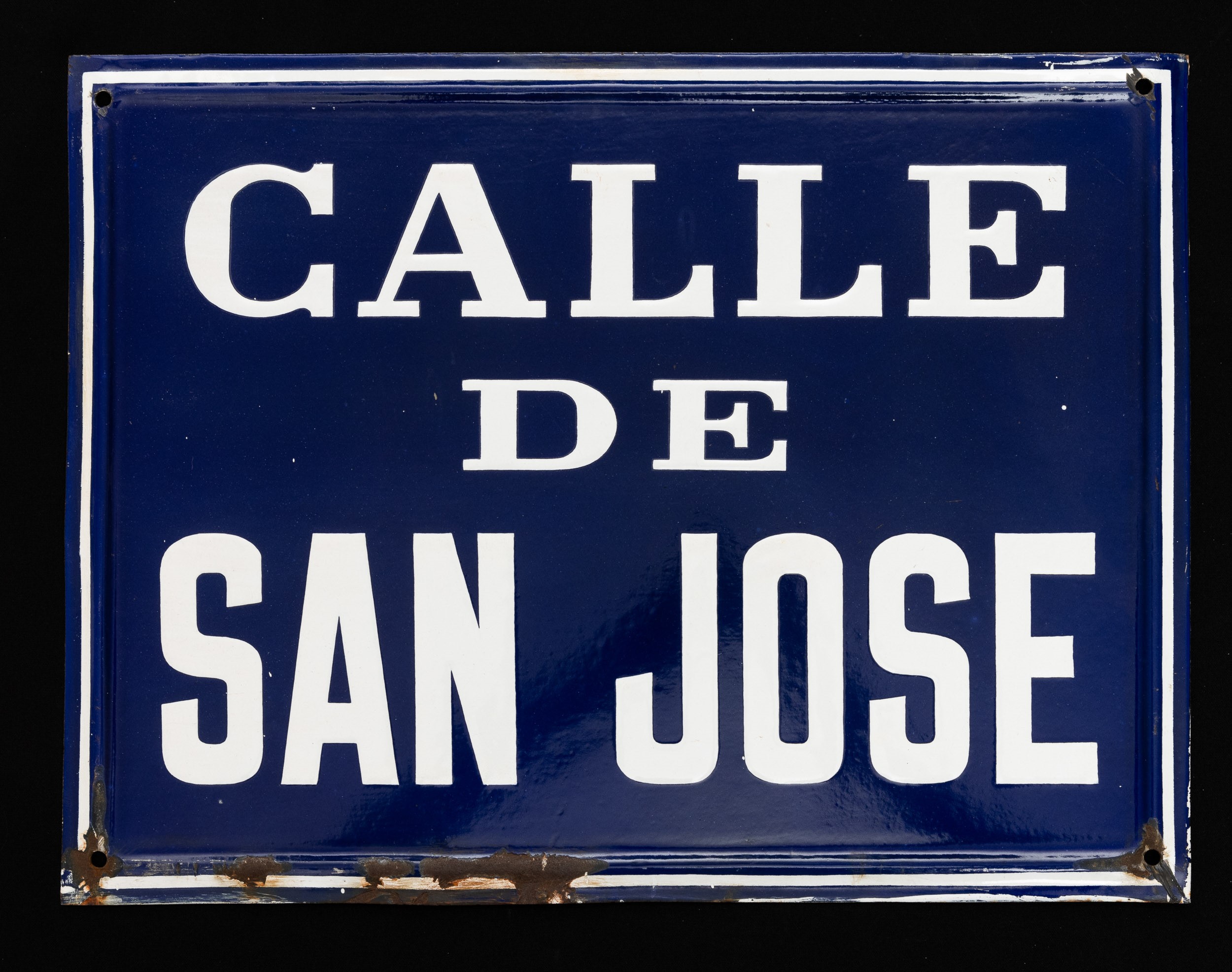 “Calle de San Agustin”, “Calle de San José”, “Calle de Santa Clara”