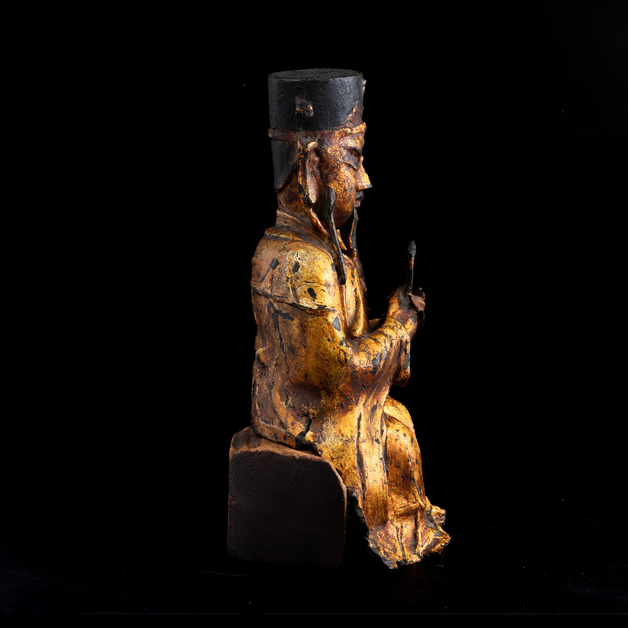 Figura in Bronzo Raffigurante Tao, Cina, Dianstia Ming (1368-1644)
