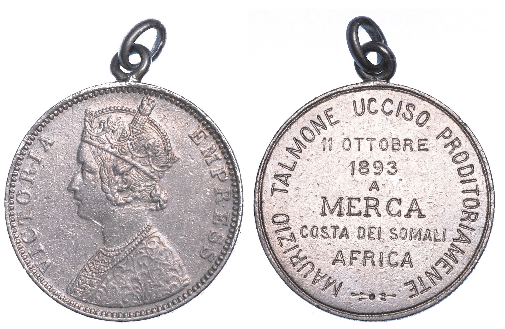 Eritrea e Somalia Italiana. Lotto di Quattro Buoni e una Medaglia.