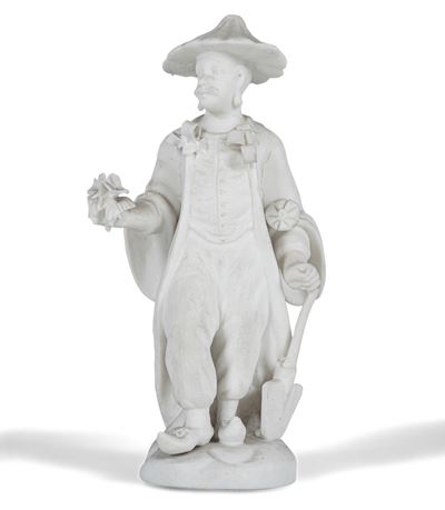 Figurina di Contadino Cinese, Seconda Metà del XVIII Secolo.