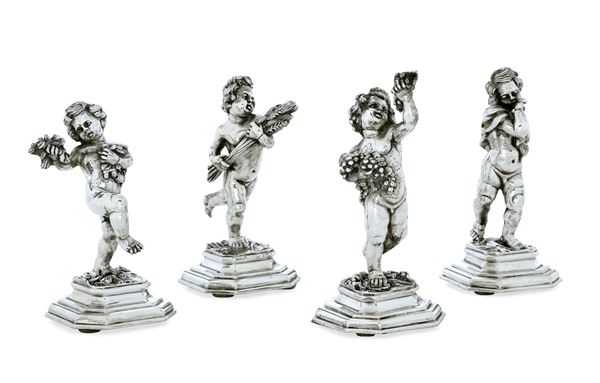 Argenteria artistica milanese del XX secolo, argentiere Francesco Caputo Allegoria delle quattro stagioni