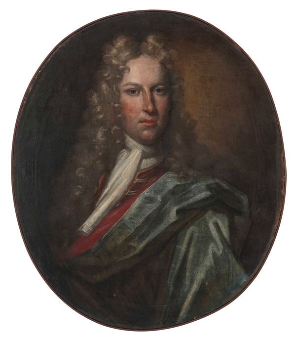 Scuola del XVIII-XIX secolo Ritratto di gentiluomo