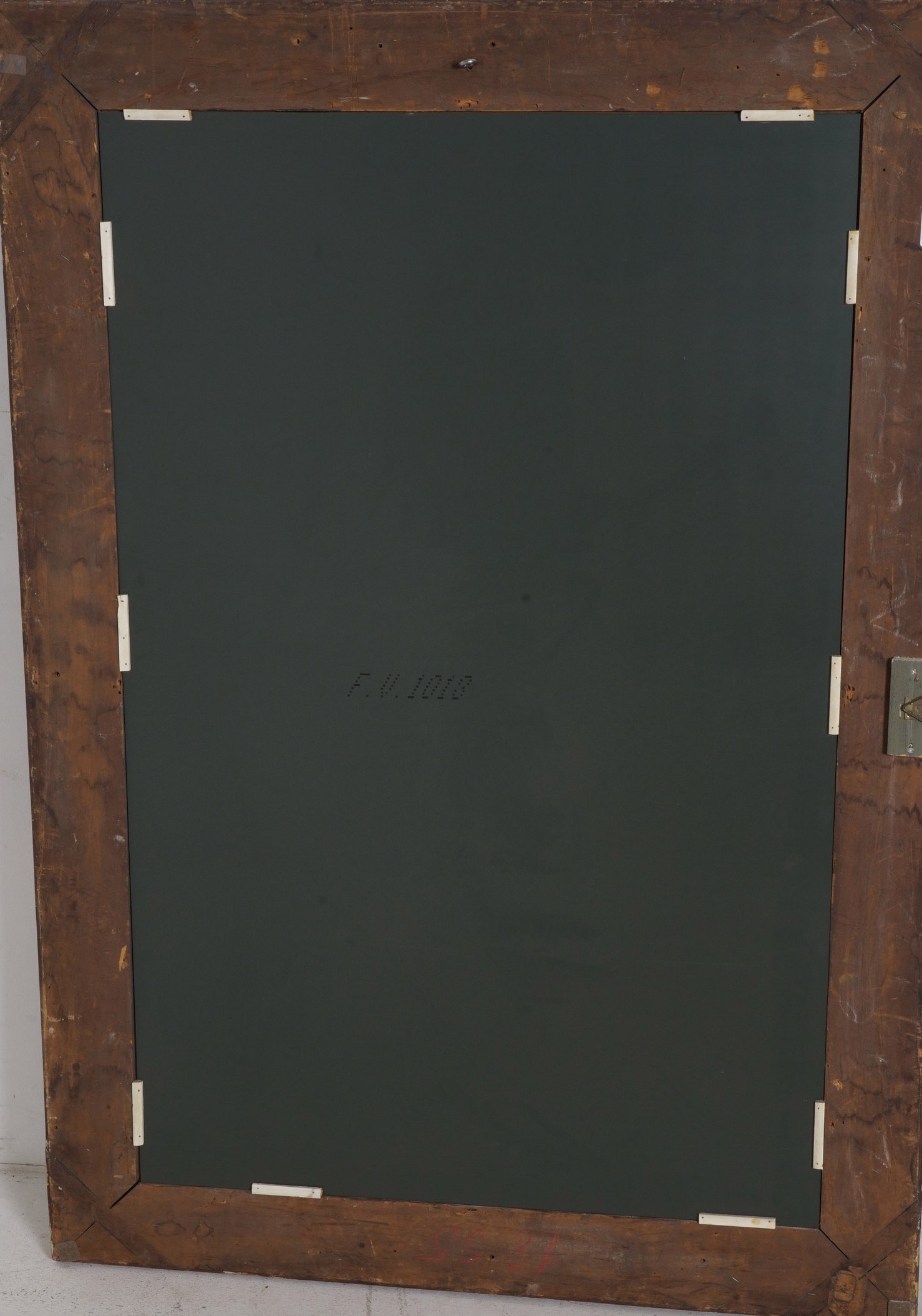 Specchiera in Legno e Pastiglia Dorati. Fine XIX - Inizi XX Secolo