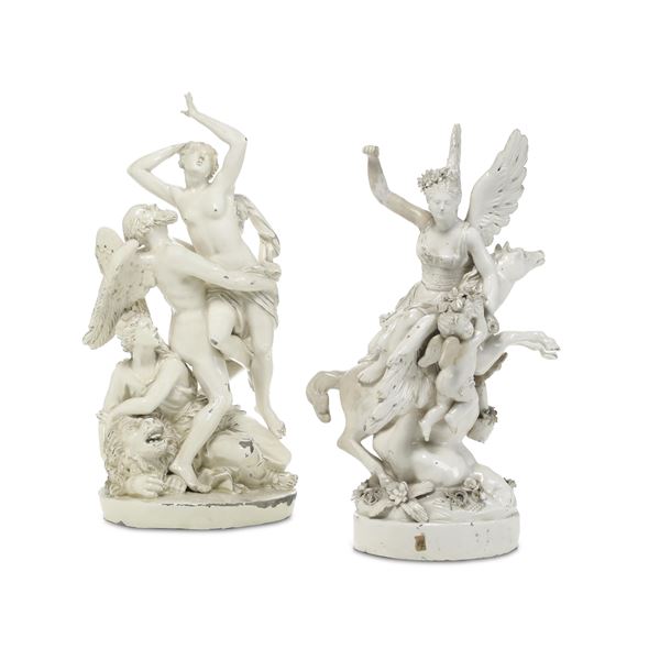 Due gruppi  Savona, Manifattura Boselli, fine XVIII - inizio XIX secolo 