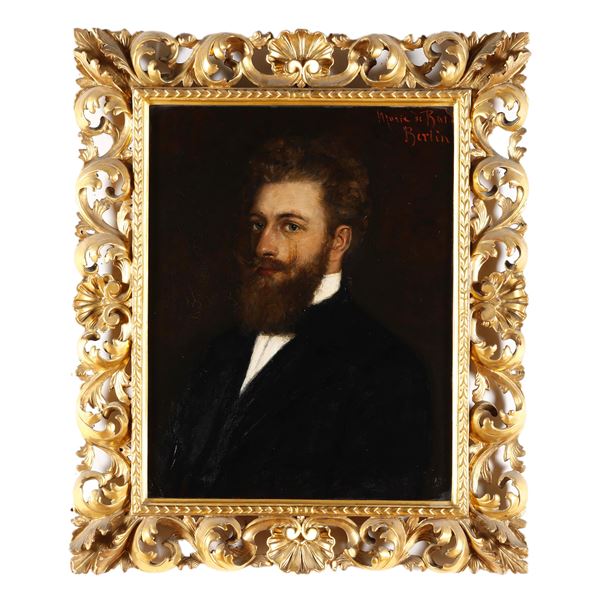 Artista del XIX secolo Ritratto di gentiluomo