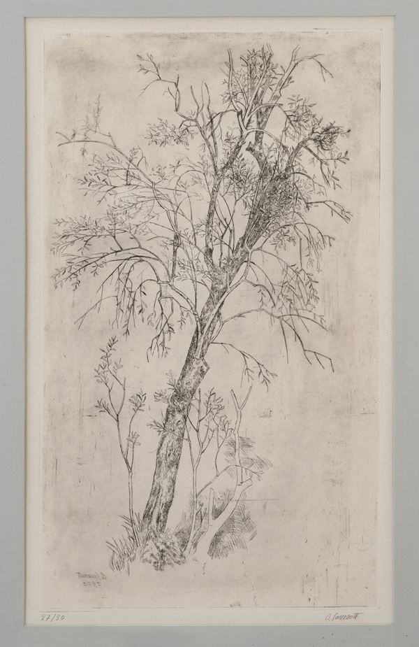 Oscar Saccorotti (1898-1986) Albero, 1970