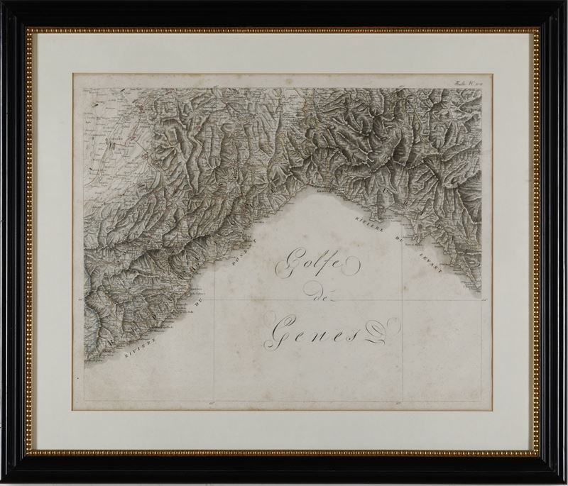 Louis Albert Guislain Bacler d'Albe (1761-1824) Gulfe de Genes  - Asta Stampe Antiche e Moderne - Cambi Casa d'Aste