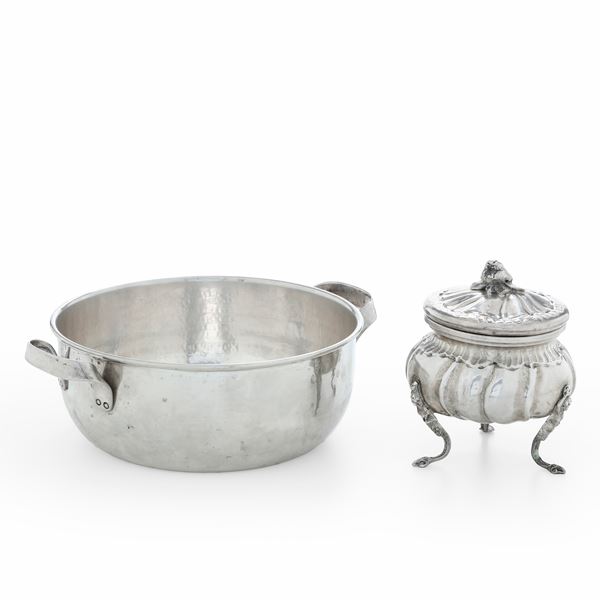 Paiola e zuccheriera. Argenteria italiana del XX secolo, argentieri differenti