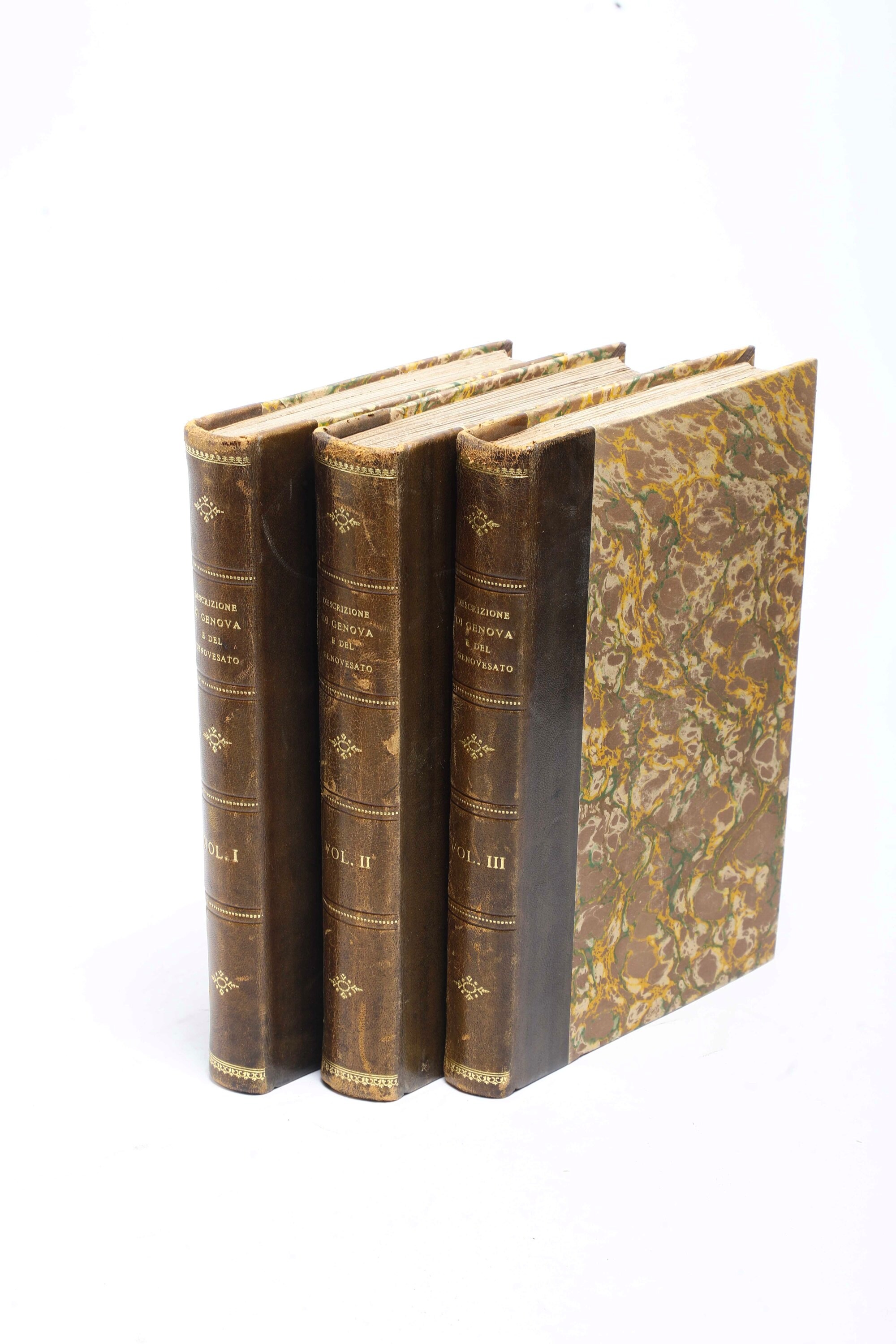 Pareto, Lorenzo, Descrizione di Genova e del Genovesato, in tre volumi, 1846