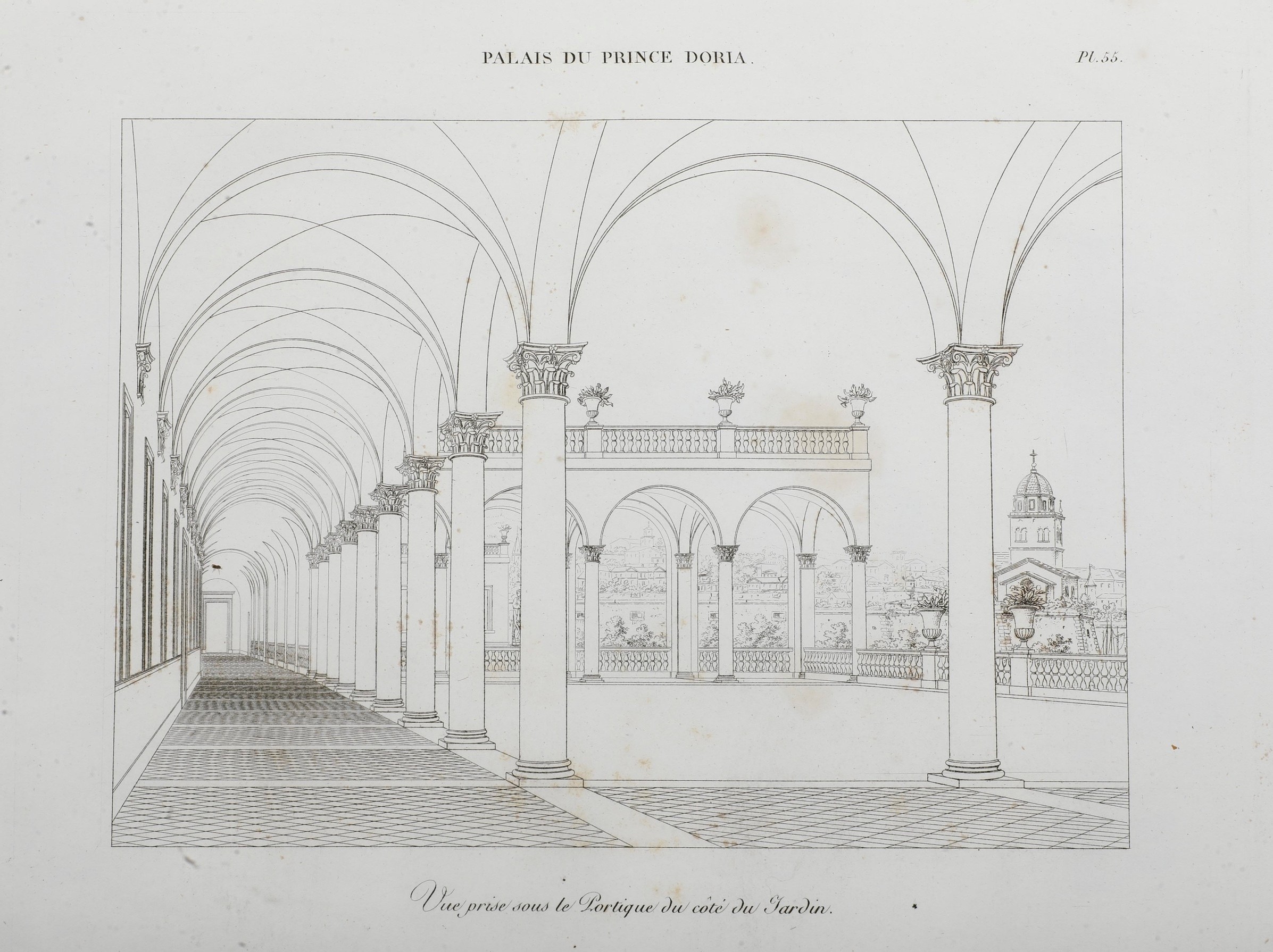Gauthier Martin-pierre (1790-1855) Les Plus Beaux Edifices De la Ville De Genes...a Paris, Chez L...