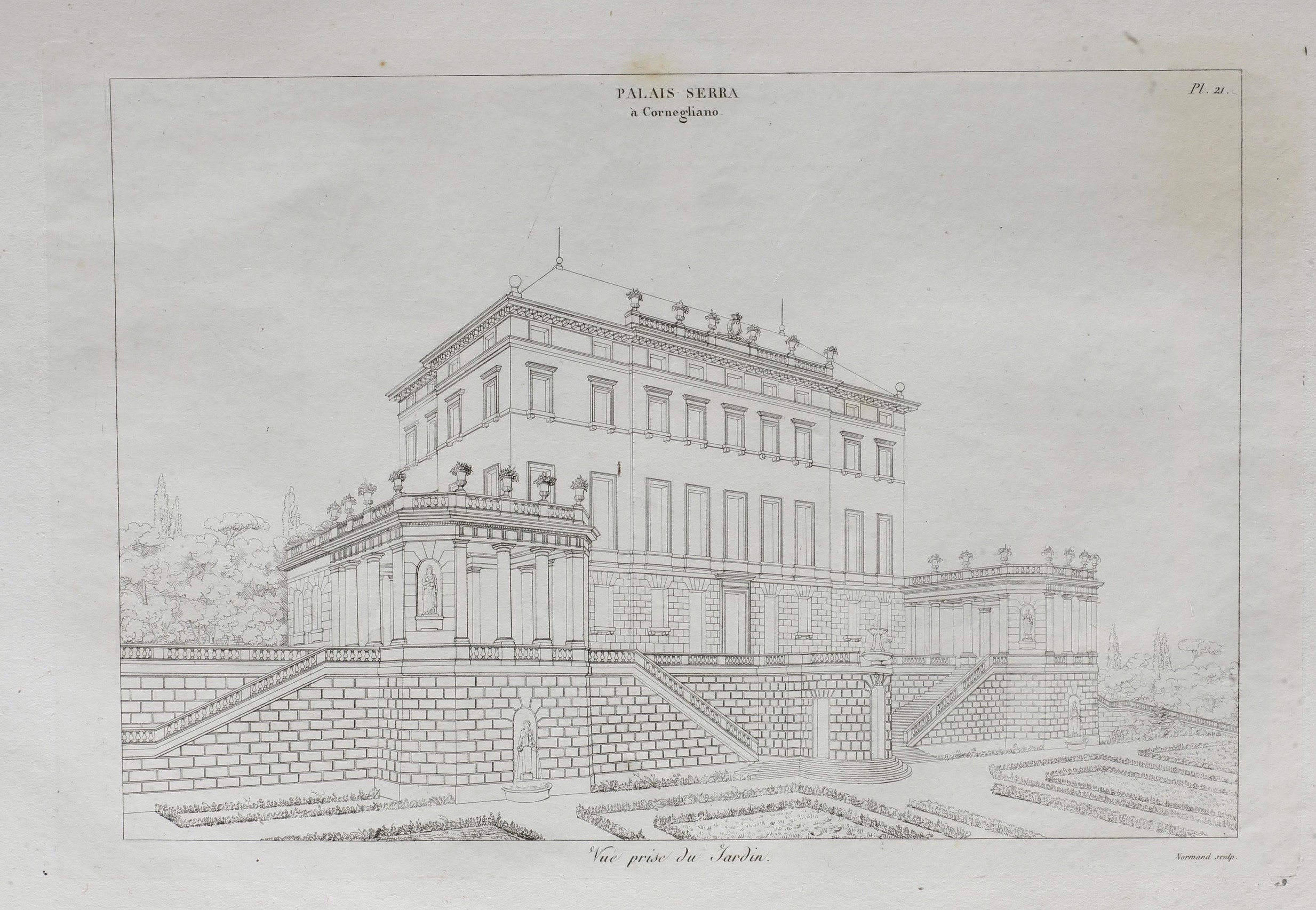 Gauthier Martin-pierre (1790-1855) Les Plus Beaux Edifices De la Ville De Genes...a Paris, Chez L...